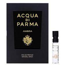 Acqua Di Parma Ambra 1.5ml amostra oficial de perfume, Acqua Di Parma Ambra 1.5ml amostra oficial de fragrância, Acqua Di Parma Ambra 1.5ml testador oficial de perfume