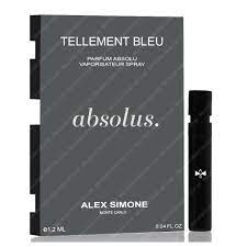 Alex Simone Tellement Bleu Parfum Absolu 1,2ml 0,04 fl. onças. amostras oficiais de perfumes