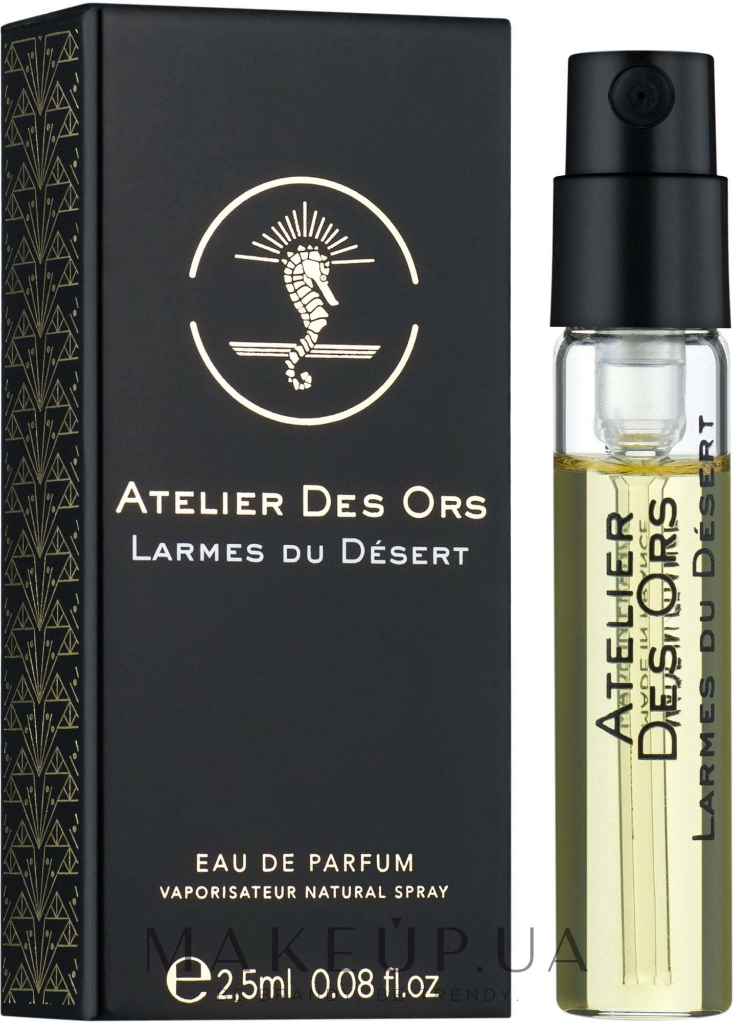 Atelier Des Ors Larmes du Desert 2,5ml 0,08 fl. onças. Amostras oficiais de perfumes