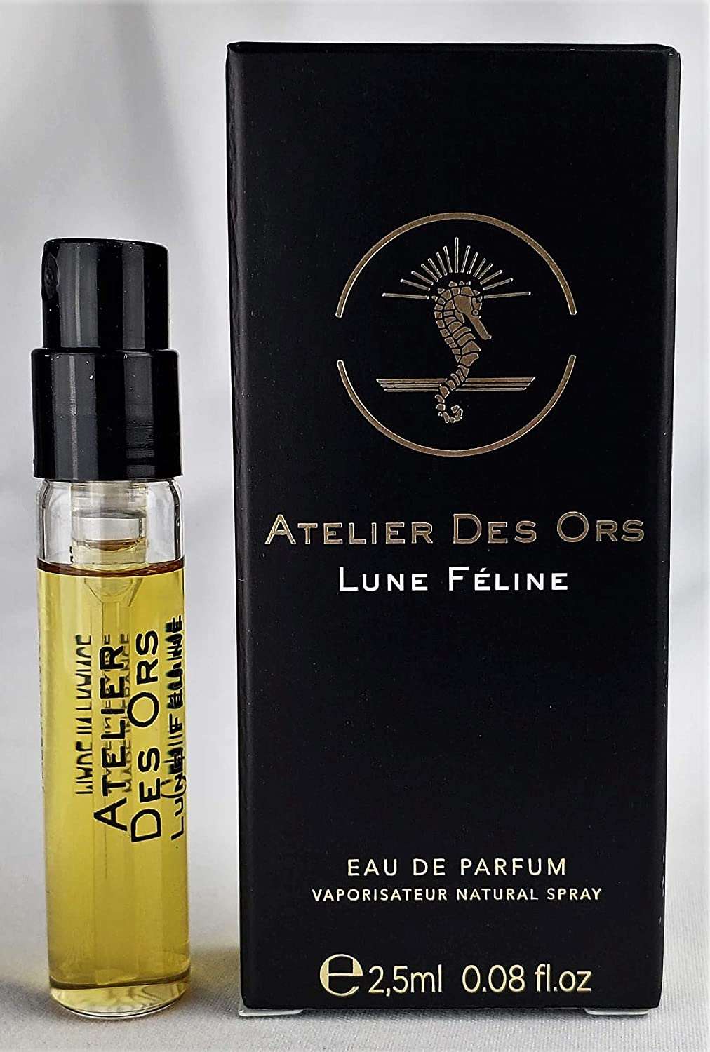 Atelier Des Ors Lune Felino 2,5ml 0,08 fl. onças. amostra oficial de perfume, Atelier Des Ors Lune Feline 2,5ml 0,08 fl. onças. 官方香水样品, Mostră oficială de parfum Atelier Des Ors Lune Feline 2.5ml 0.08 fl. onças, Atelier Des Ors Lune Feline 2,5ml 0,08