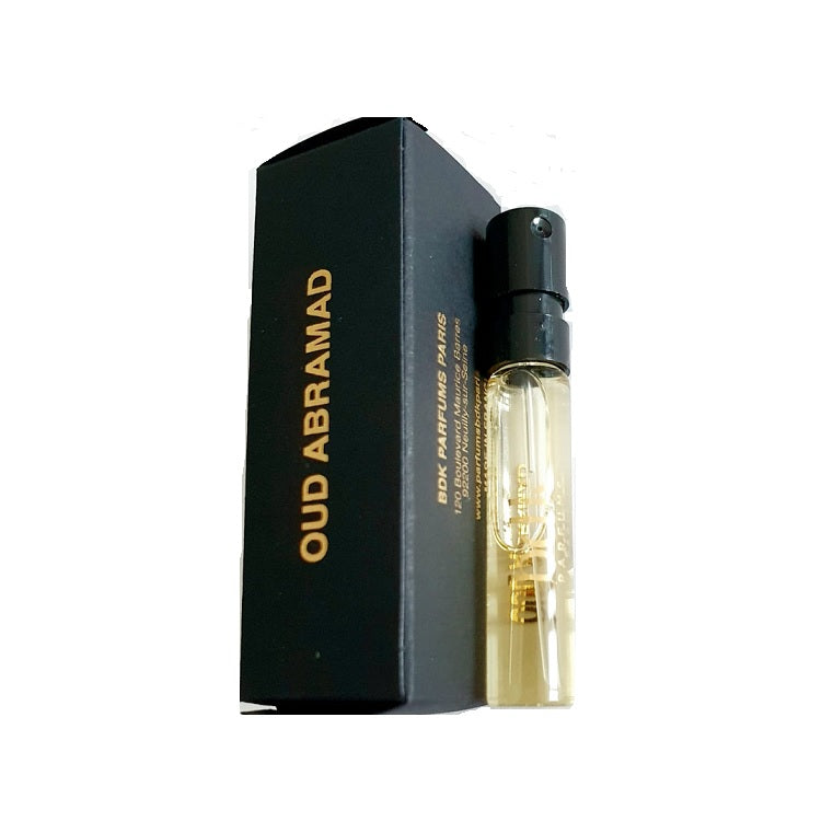 Amostras oficiais de perfume BDK Oud Abramad 2ml 0,06 oz