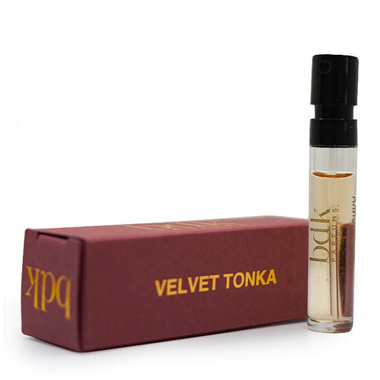 Amostras oficiais de perfume BDK Velvet Tonka 2ml 0,06 oz