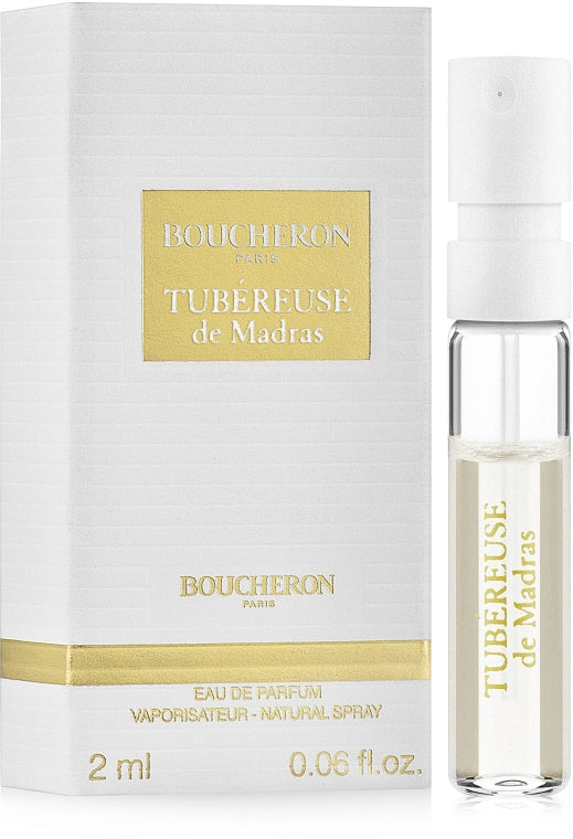 Boucheron Tubereuse de Madras 2ml 0,06 fl. onças. amostras oficiais de perfumes