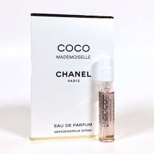 Amostras oficiais de perfume CHANEL Coco Mademoiselle 1,5ML