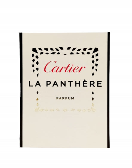 Amostra oficial do perfume Cartier La Panthere 1,5ml 0,05 fl. o.z.