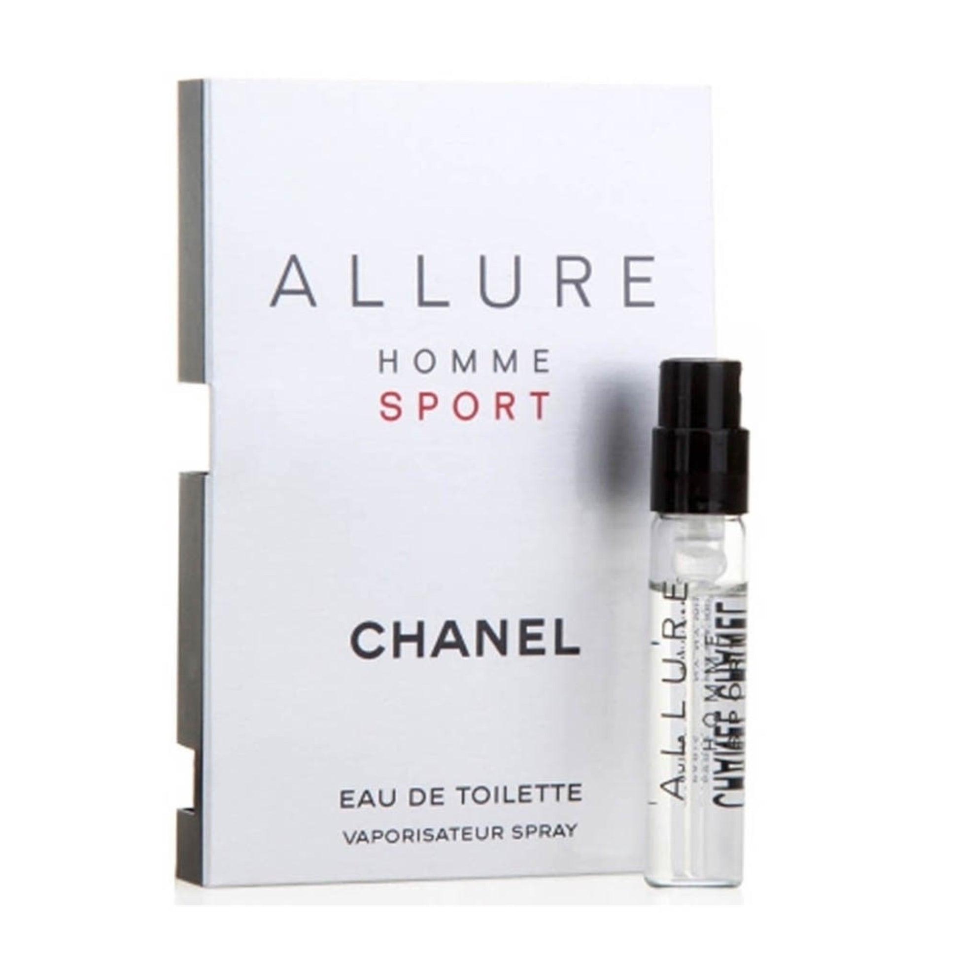 Amostras oficiais de fragrâncias CHANEL Allure Homme Sport 1,5ML