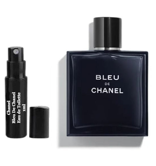 Amostra de perfume Chanel Bleu De Chanel Eau de Toilette 1ml