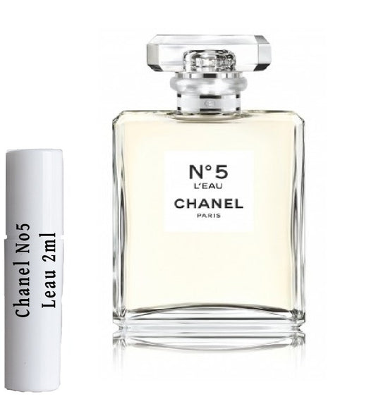 Amostras de perfume Chanel No 5 L' Eau
