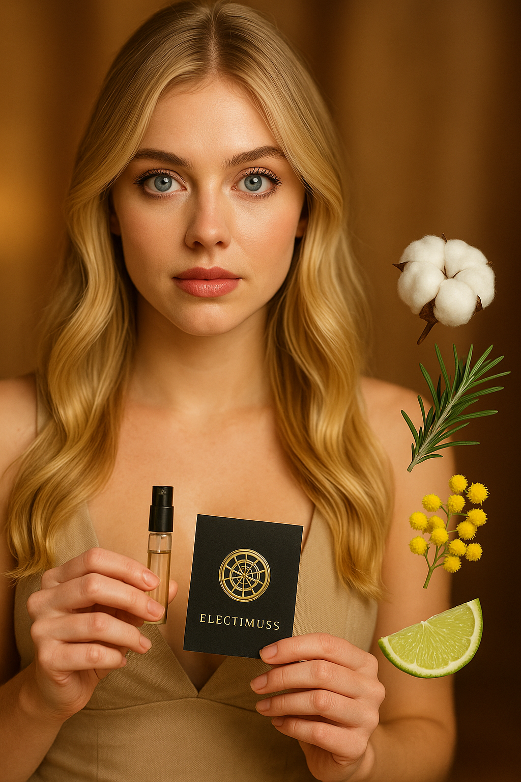 Testador oficial de fragrâncias Electimuss London Auster 1,5ml com notas de perfume