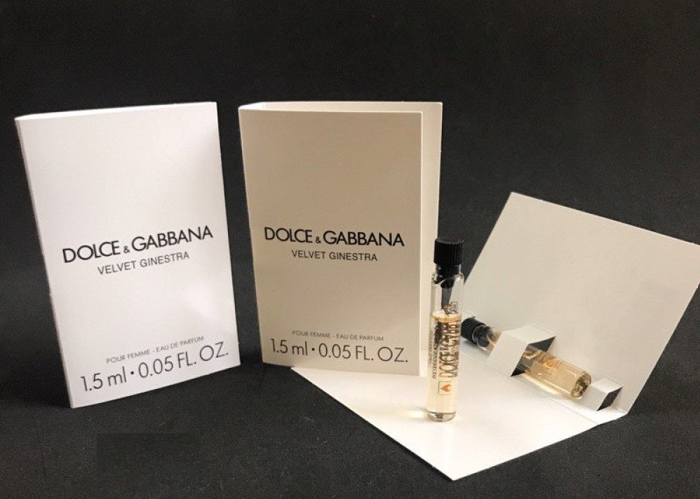 Dolce & Gabbana VELVET Ginestra 1.5ml amostra oficial do perfume