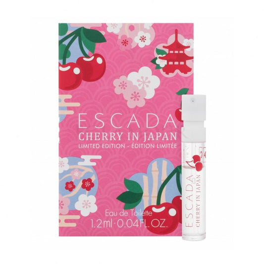 Escada Cherry no Japão edição limitada 1,2ml 0,04 fl. oz. amostras oficiais de perfume