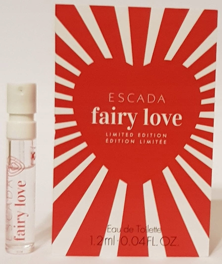 Escada Fairy Love edição limitada 1,2ml 0,04 fl. oz. amostras oficiais de perfume