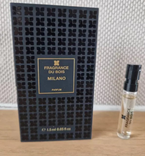 Fragrância Du Bois Milano 1.5ml amostras oficiais de fragrâncias testador de perfume
