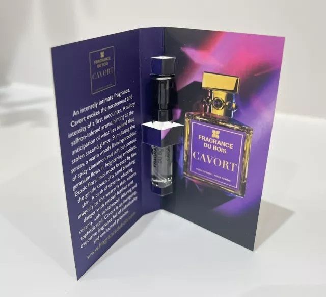 Fragrância Du Bois Cavort 1,5ml 0,05 fl. oz. amostra oficial de perfume testador de perfume Fragrância Du Bois Cavort 1,5ml 0,05 fl. oz. amostra oficial de perfume testador de perfume