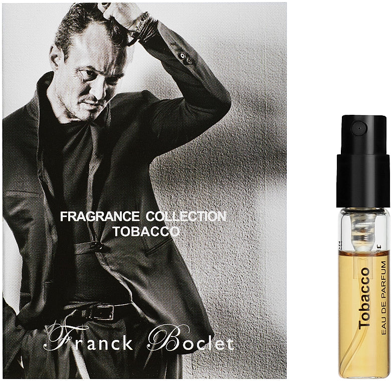 Amostra oficial do perfume Franck Boclet Tobacco 1,5ml