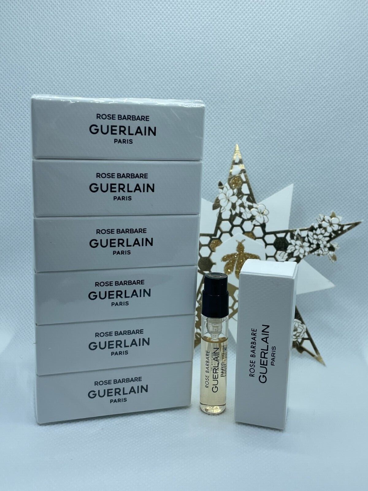 Amostras oficiais de fragrâncias Guerlain Rose Barbare 2ml 0,06 fl. oz