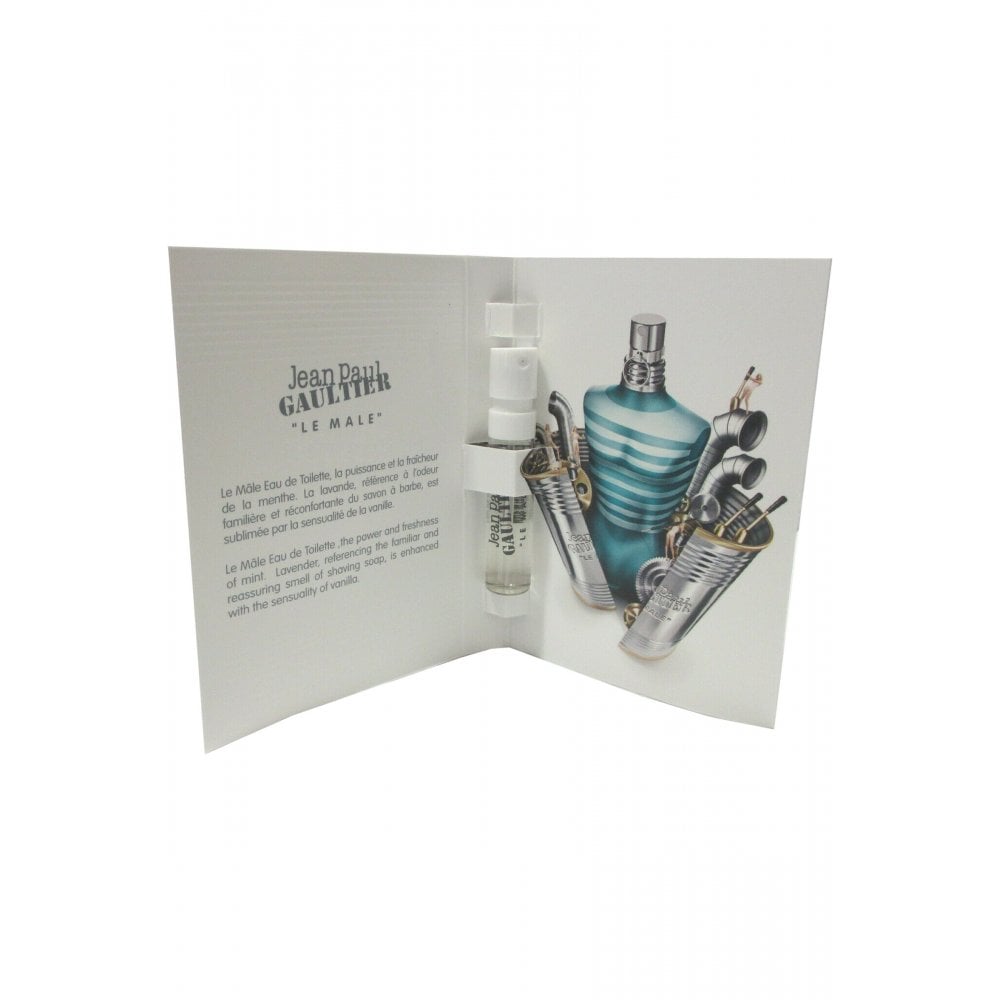 Amostra oficial de perfume Jean Paul Gaultier Le Male Edt 1,5ml 0,05 oz