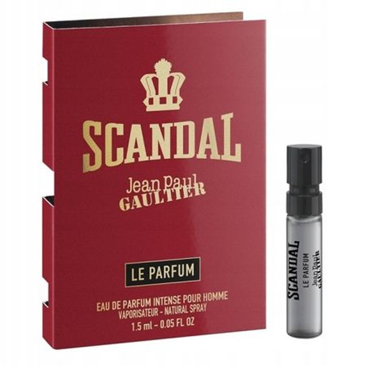 Jean Paul Gaultier Scandal Le Parfum Intense amostras oficiais de perfume, Jean Paul Gaultier Scandal Le Parfum Intense testador de fragrância