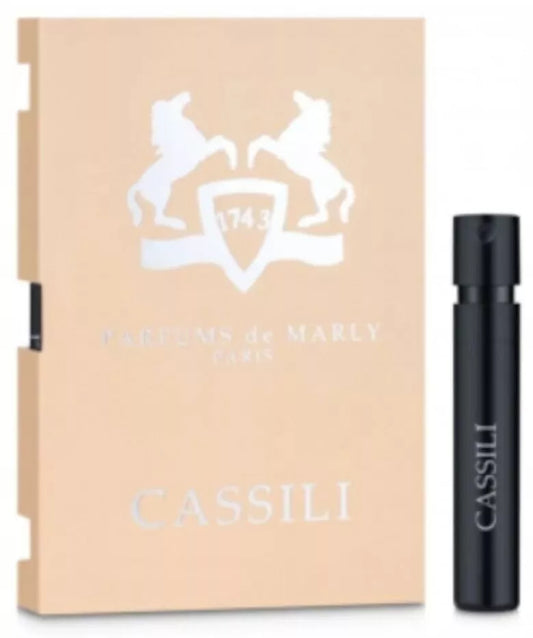 Amostra oficial de perfume Parfums de Marly Cassili 1,5ml 0,05 fl.o.z. testador de perfume