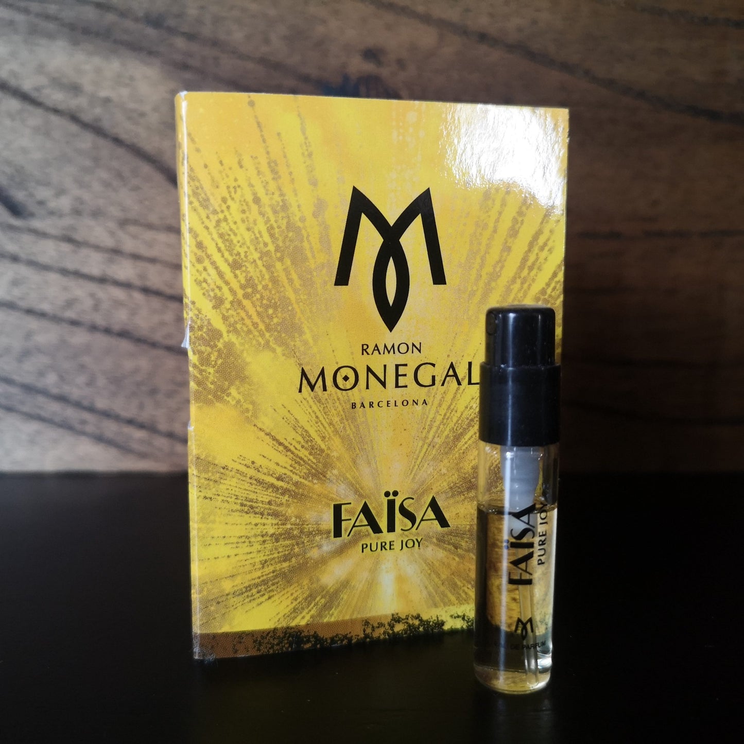 Ramon Monegal Faisa Pure Joy amostra oficial de perfume 2ml 0,06 fl.o.z. testador de perfume