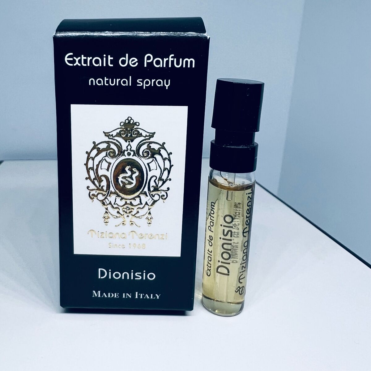 Amostra oficial do perfume TIZIANA TERENZI Dionisio 0,05 OZ 1,5 ML