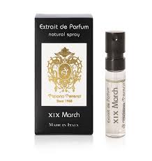 TIZIANA TERENZI XIX March Extrait de parfum 0,05 OZ 1,5 ML amostra oficial do perfume