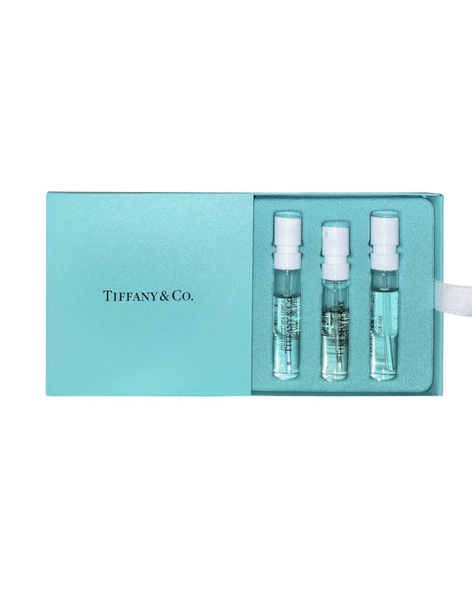 Tiffany & Co. Conjunto de Amostras em Spray: EDP para Ela 1,2ml + EDP Rose Gold 1,5ml + Rose Gold Intense 1,5ml