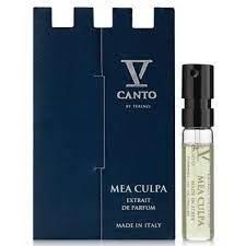 Amostras oficiais do perfume Mea Culpa by V Canto 1.5ml