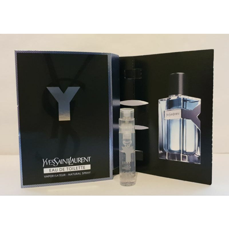 Yves Saint Laurent Y Eau de Toilette 1,2ml 0,04 onças. testador oficial de perfume de amostra de perfume Yves Saint Laurent Y Eau de Toilette 1,2ml 0,04 onças. testador oficial de perfume de amostra de perfume