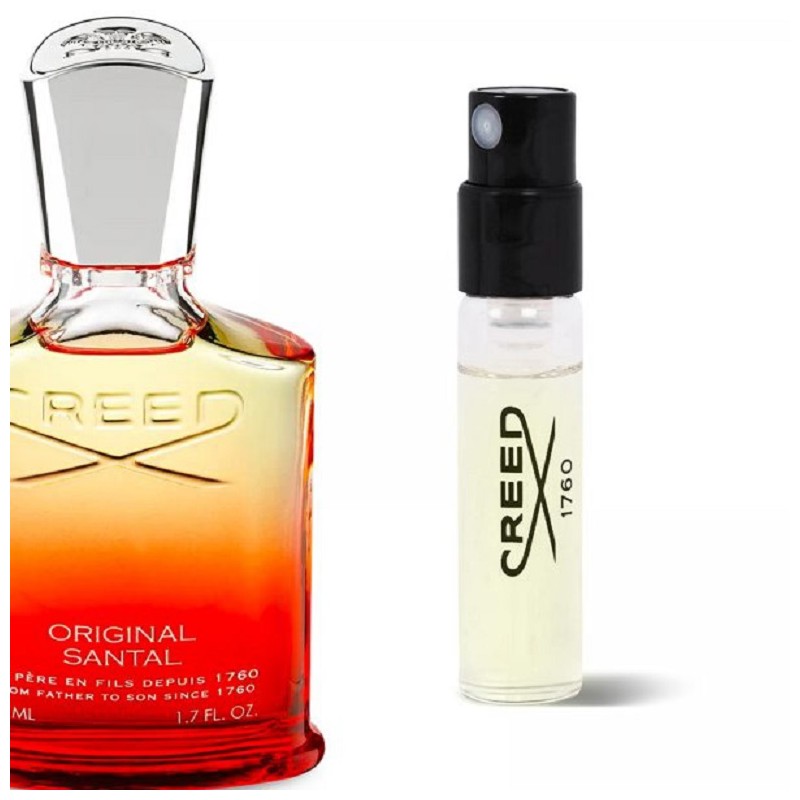 Amostra oficial do perfume Creed Original Santal 2,5ml testador de perfume