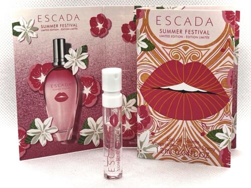 Escada Summer Festival edição limitada 1,2ml 0,04 fl. oz. amostras oficiais de perfume