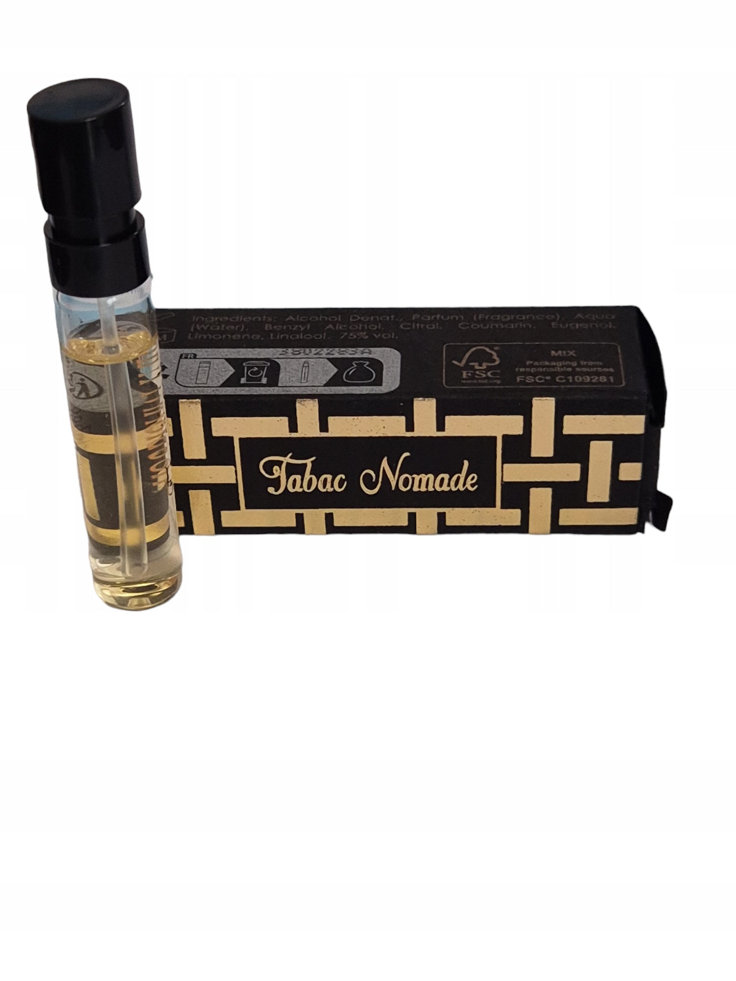 amostra oficial do perfume Houbigant Paris Tabac Nomade 2ml 0,06 fl. oz. amostra oficial do perfume Houbigant Paris Tabac Nomade 2ml 0,06 fl. oz.