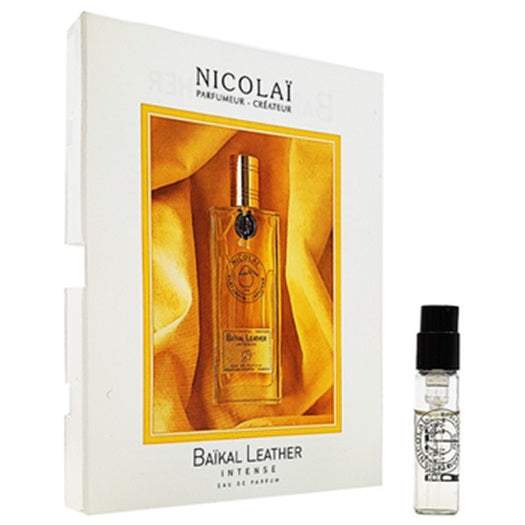 Amostras oficiais de perfume Nicolai Baikal Leather, fragrância 1,8ml, testador de perfume 0,07 oz Amostras oficiais de perfume Nicolai Baikal Leather, fragrância 1,8ml, testador de perfume 0,07 oz