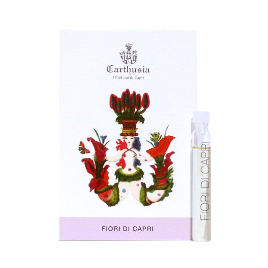 amostra oficial do perfume Carthusia Fiori di Capri tamanho 2ml 0,06 oz.
