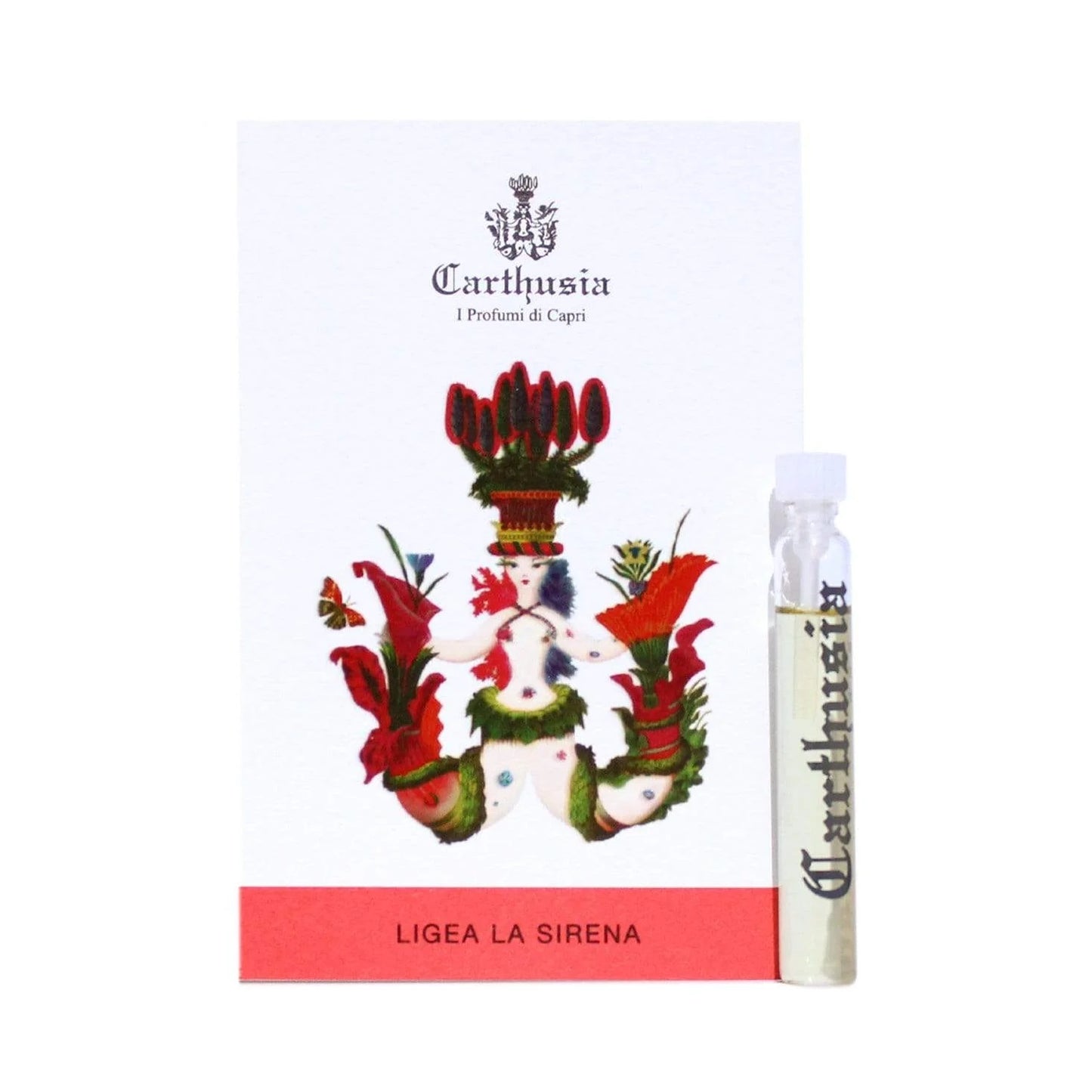 Amostra oficial de perfume de Carthusia Ligea La Sirena tamanho 2ml 0,06 onças, testadores de perfume Carthusia