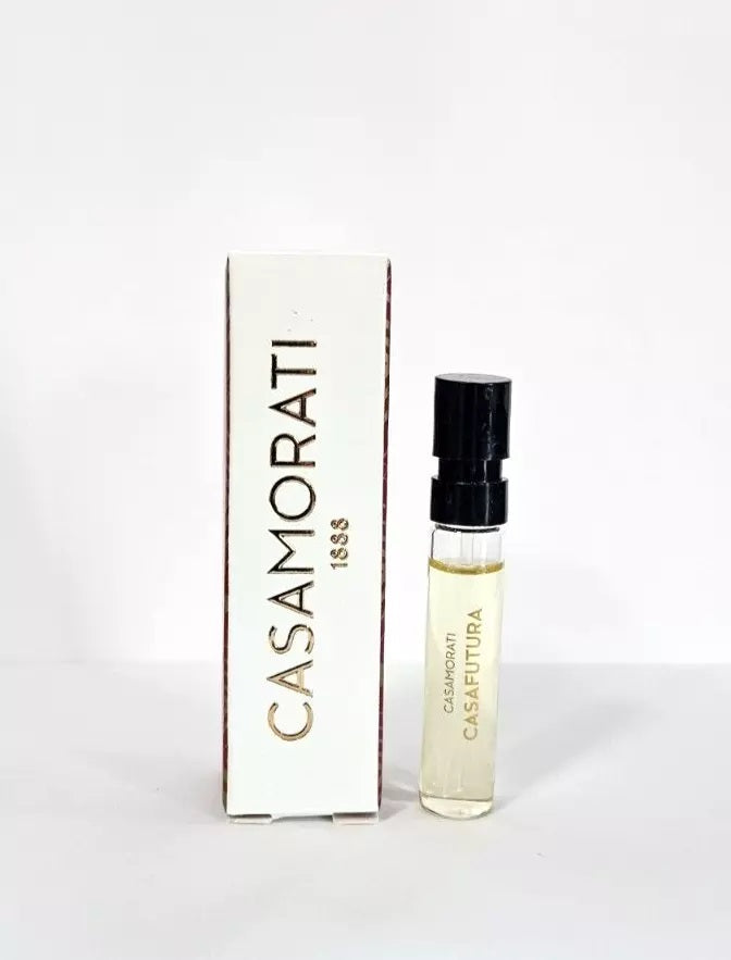 amostra oficial do perfume Casamorati Casafutura fragrância 2ml 0,06 fl. oz.