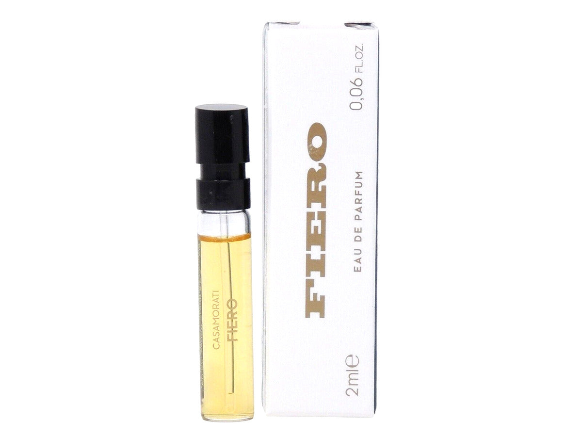 amostra oficial do perfume Casamorati Fiero fragrância 2ml 0,06 fl. onças.