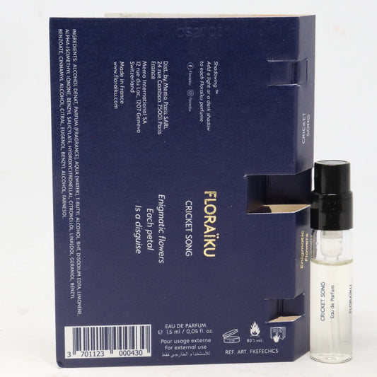 amostra oficial do perfume Floraiku Cricket Song 1,5ml