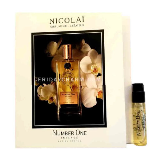 amostras oficiais de perfume da fragrância Nicolai Number One Intense 1,8ml 0,07 oz. testador de perfume