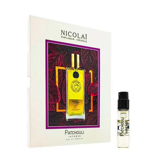 amostras oficiais de perfume da fragrância Nicolai Patchouli Intense 1,8ml 0,07 oz.