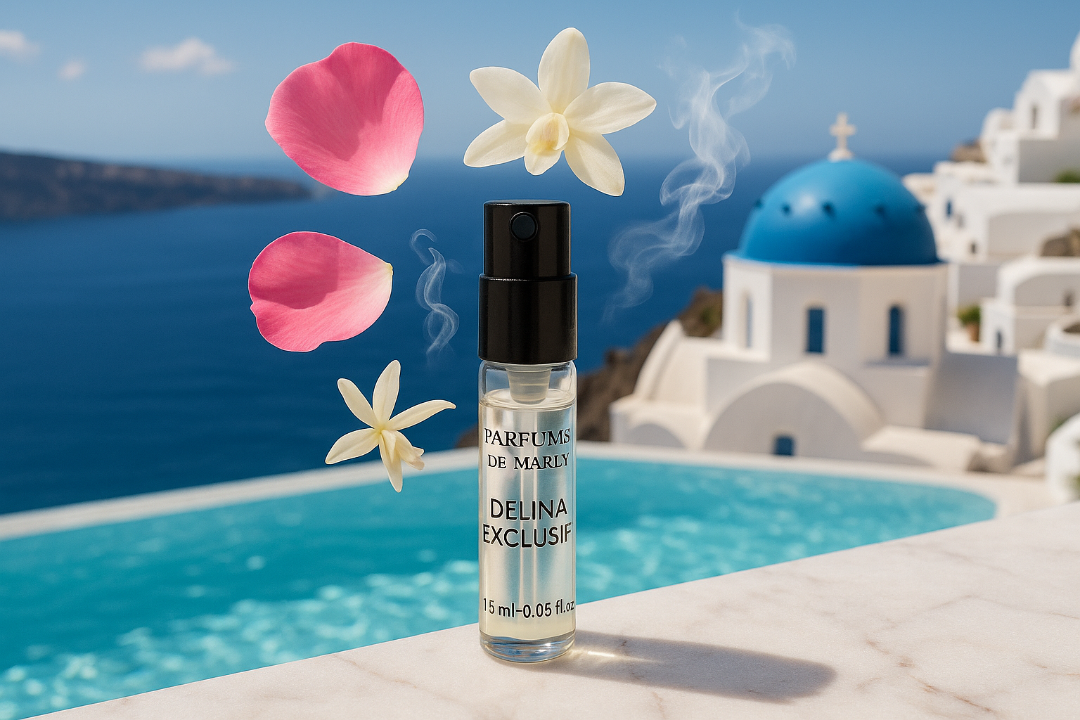 Amostra oficial de perfume Parfums De Marly Delina Exclusif 1,5ml 0,05 fl. o.z. testador de perfume Amostra oficial de perfume Parfums De Marly Delina Exclusif 1,5ml 0,05 fl. o.z. testador de perfume