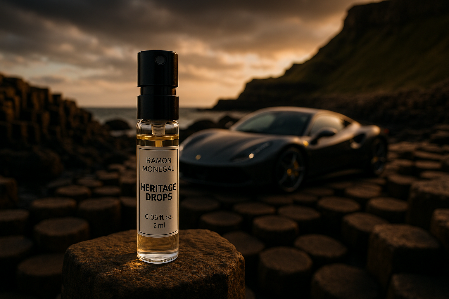 Amostra oficial do perfume Ramon Monegal Heritage Drops 2ml 0,06 fl.o.z. testador de perfume Amostra oficial do perfume Ramon Monegal Heritage Drops 2ml 0,06 fl.o.z. testador de perfume
