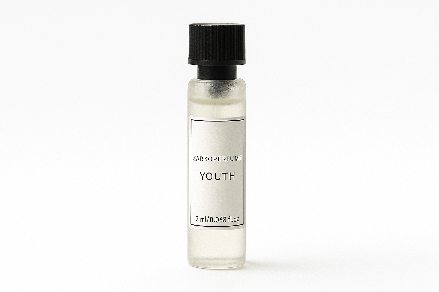 Amostra oficial de perfume Zarkoperfume Youth 2ml 0,068 fl. oz.