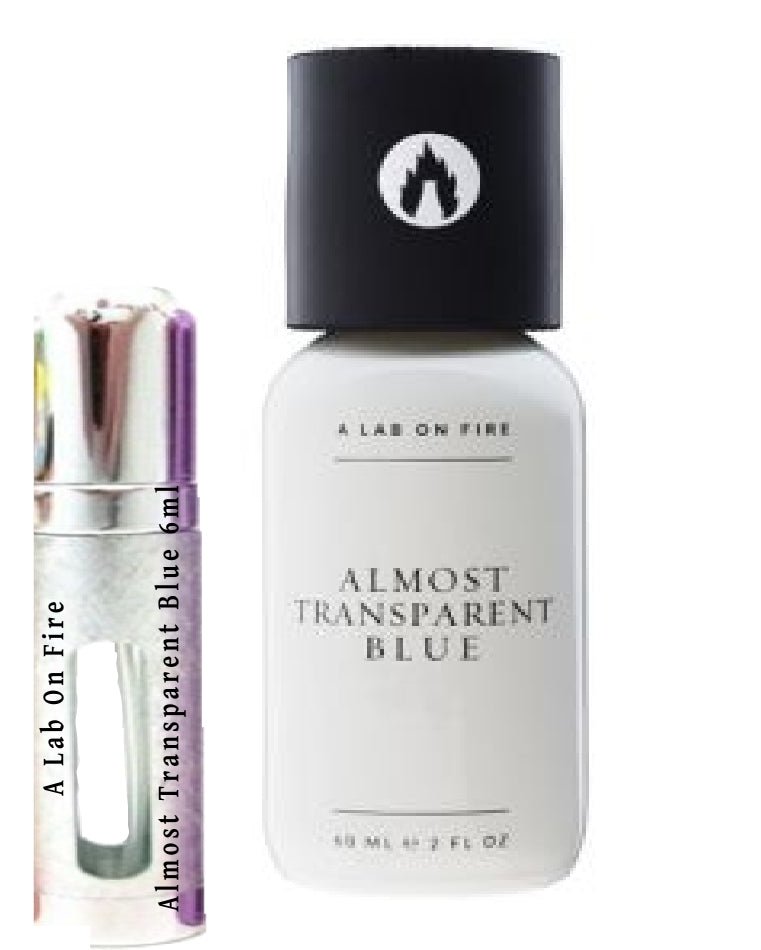 Amostras de A Lab On Fire Quase Transparente Azul - A Lab On Fire Quase Transparente Azul - A Lab On Fire - 6ml - cheiro para impressionar
