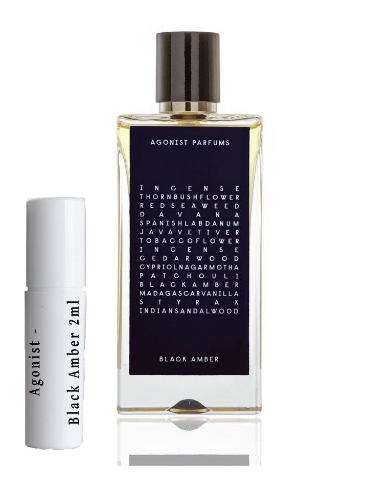 Agonist Black Amber perfume samples 2ml