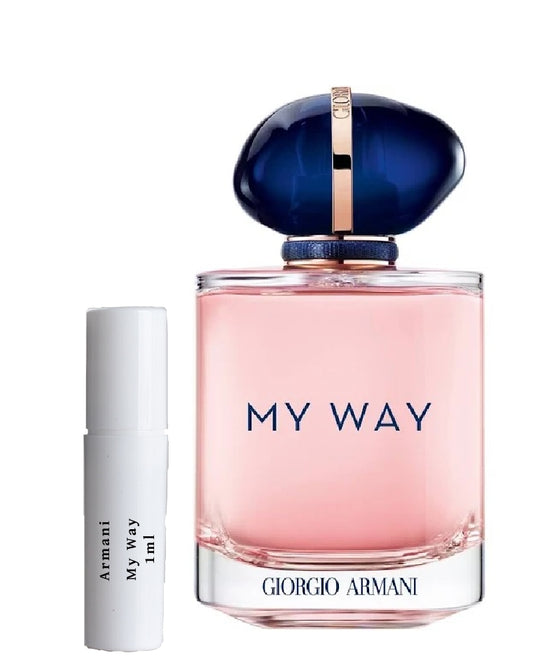 Frasco de spray de amostra My Way de Giorgio Armani 1ml