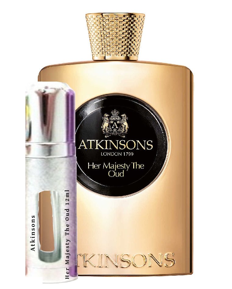 Amostras de Atkinsons Her Majesty The Oud 12ml