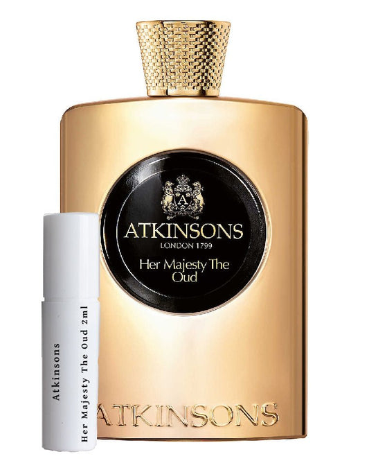 Amostras de Atkinsons Her Majesty The Oud 2ml