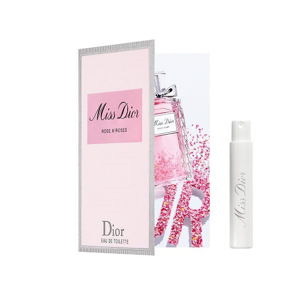 Amostras oficiais de perfumes Christian Dior Miss Dior Rose n' Roses 1ml 0,03 fl. oz.
