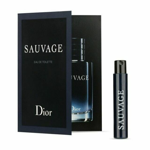 Christian Dior Sauvage Eau de Toilette 1ml 0,03 fl. onças. amostras oficiais de perfumes